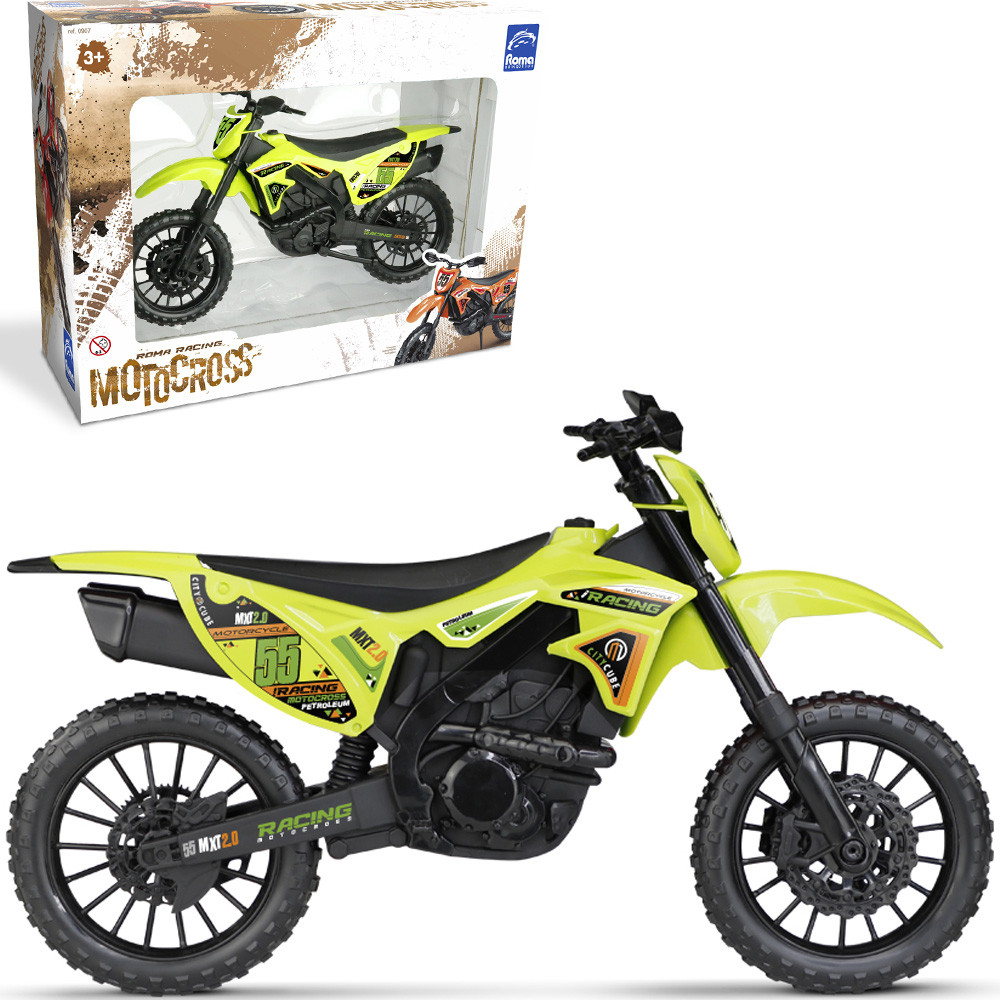 Roma moto corrida de brinquedo super bikes motor cycle verde em