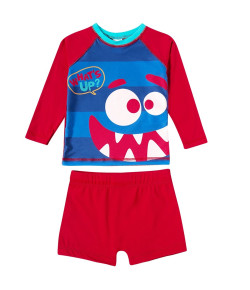 Conjunto Praia Monstrinhos Divertidos Lycra Kids